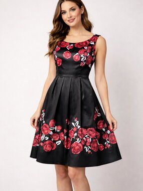 White House Black Market Floral Dress – Size 8